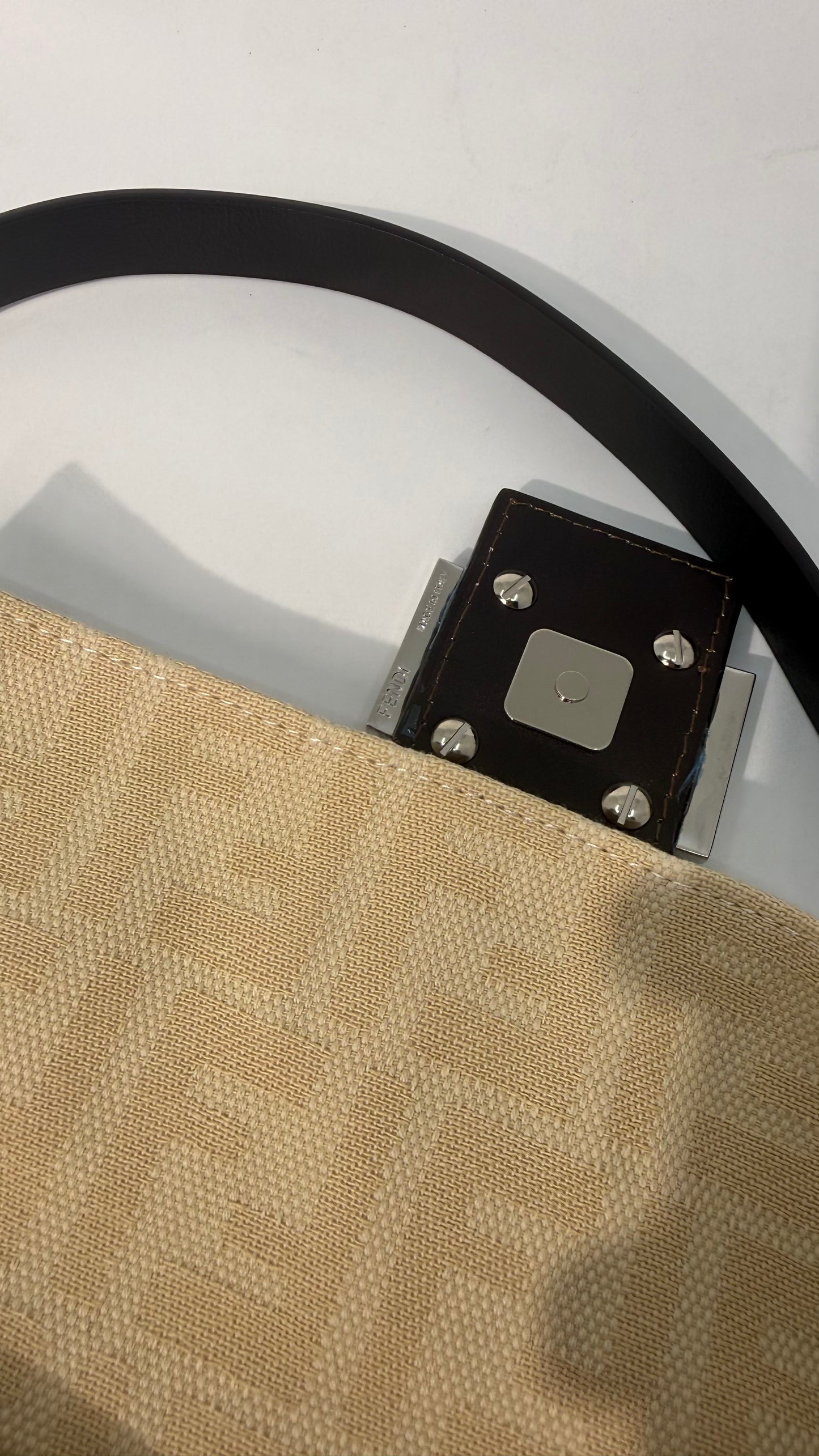Fendi Monogram Baguette/Crossbody