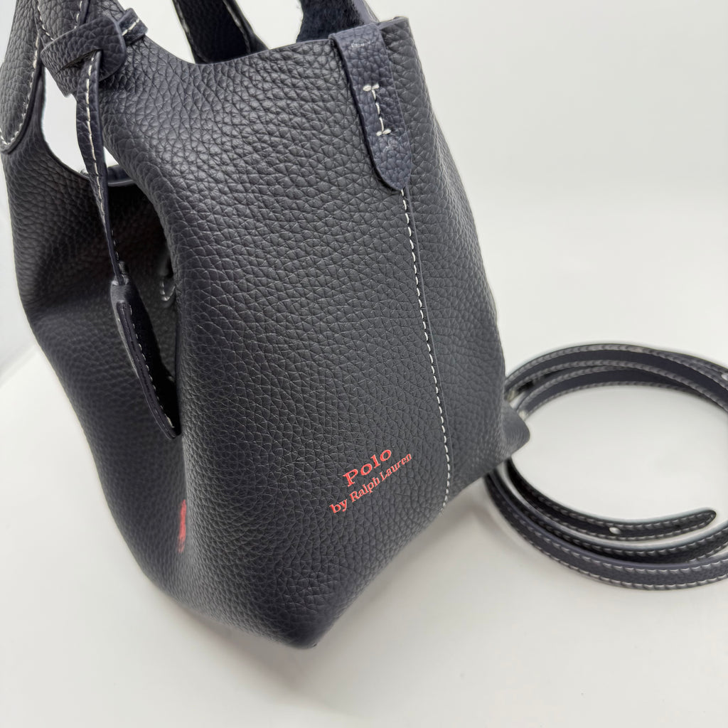 Ralph Lauren Mini Picotin Bag (Navy Blue)