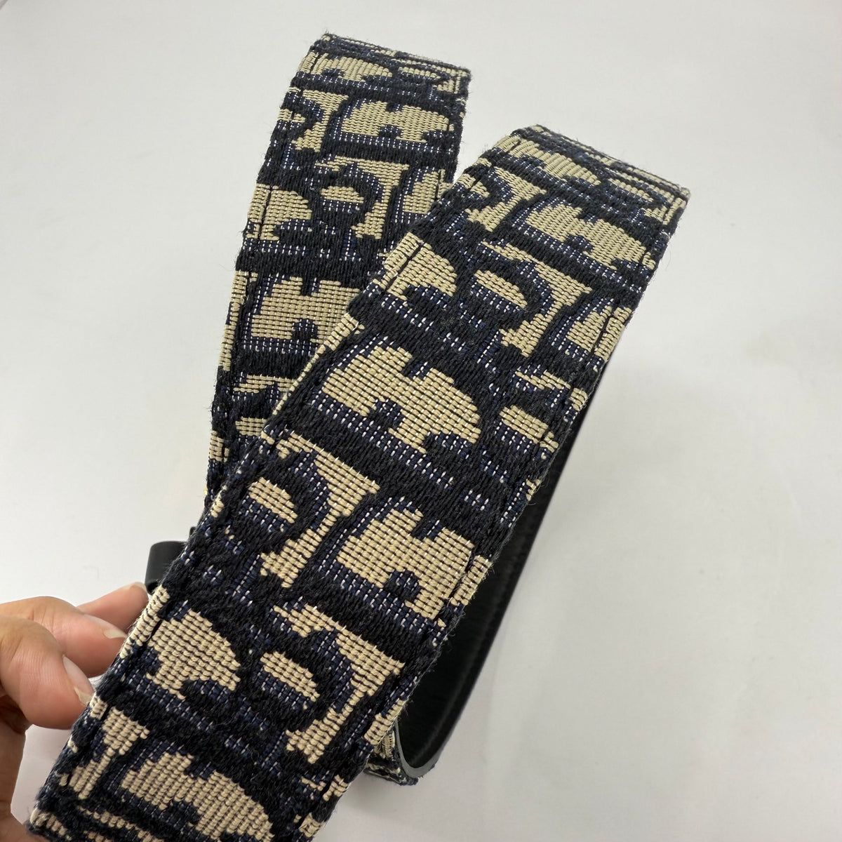 Christina Dior Monogram Reversible Belt
