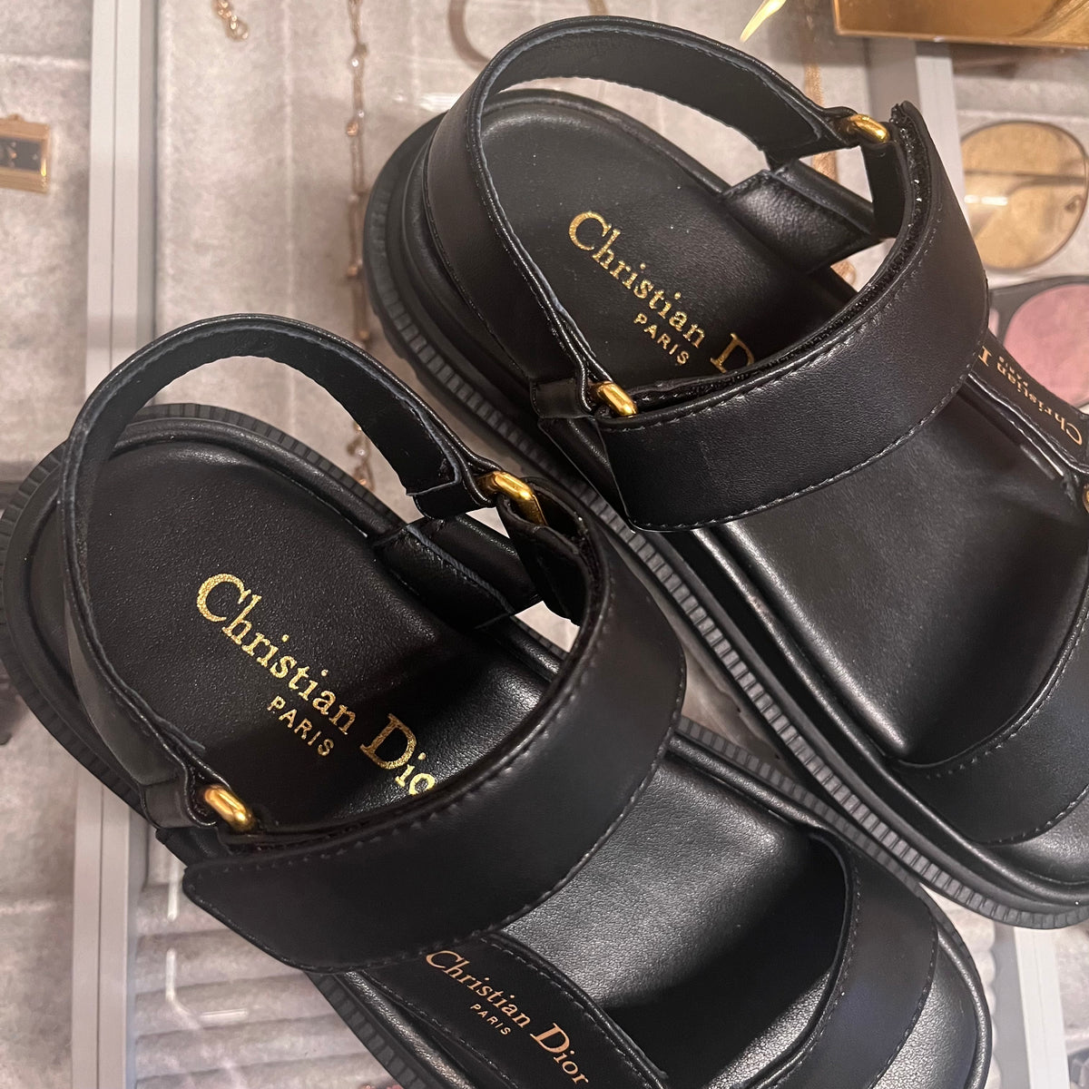 Christian Dior Dad Sandals (Vertical Strap)