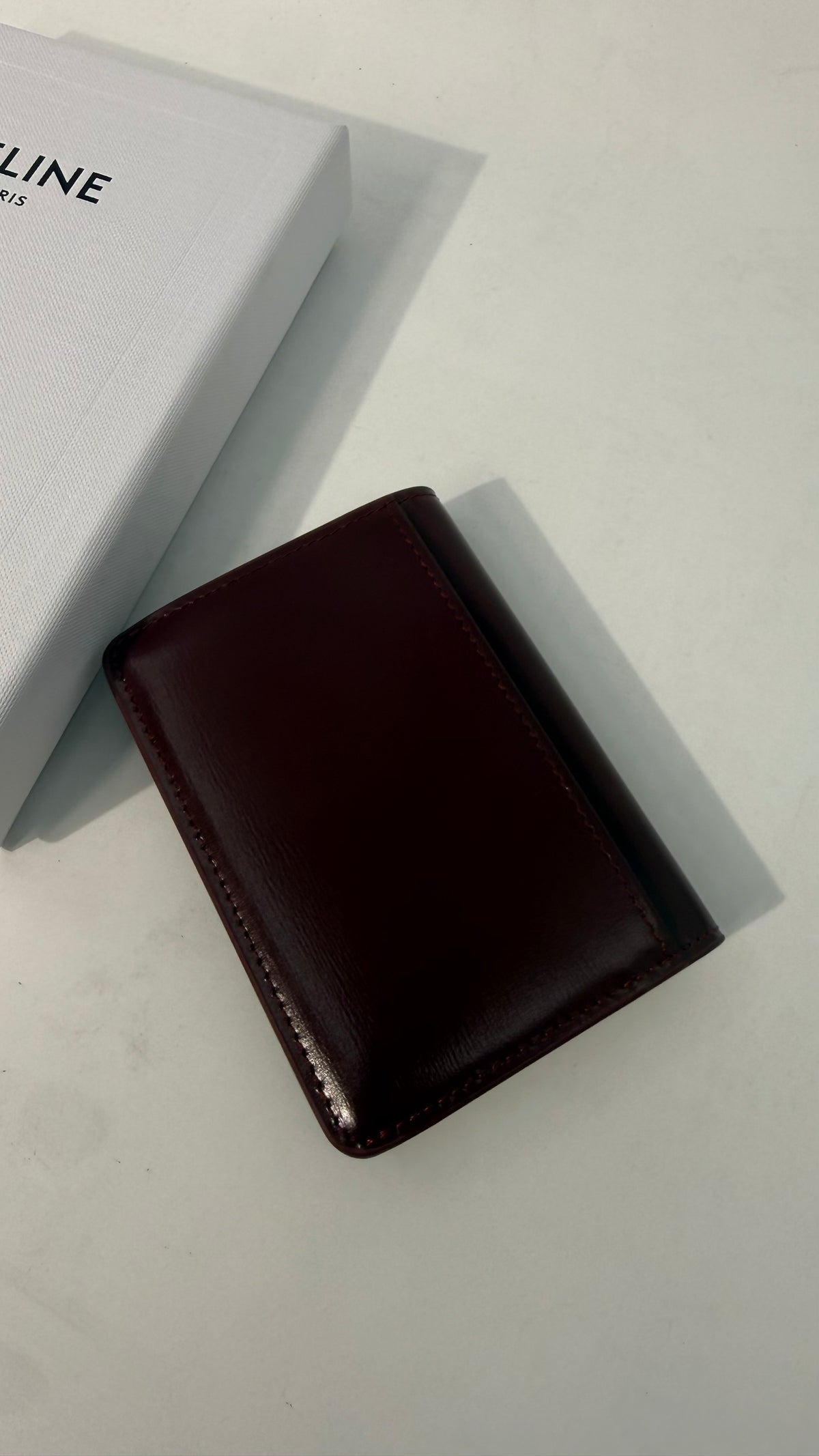 Celine Maroon Cardholder