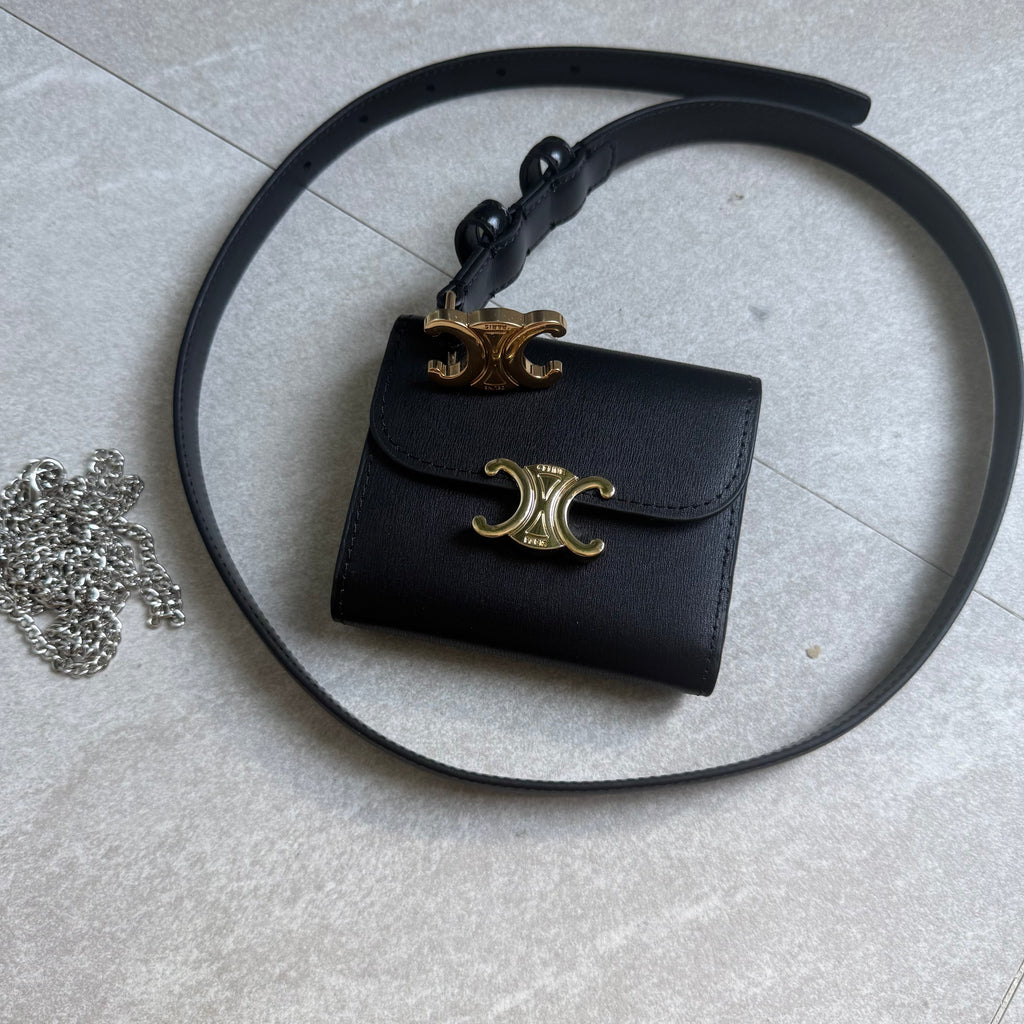 Celine Triomphe Belt (with wallet)