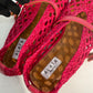 Alaia "La Ballerine" Mary Jane Flats Hot Pink