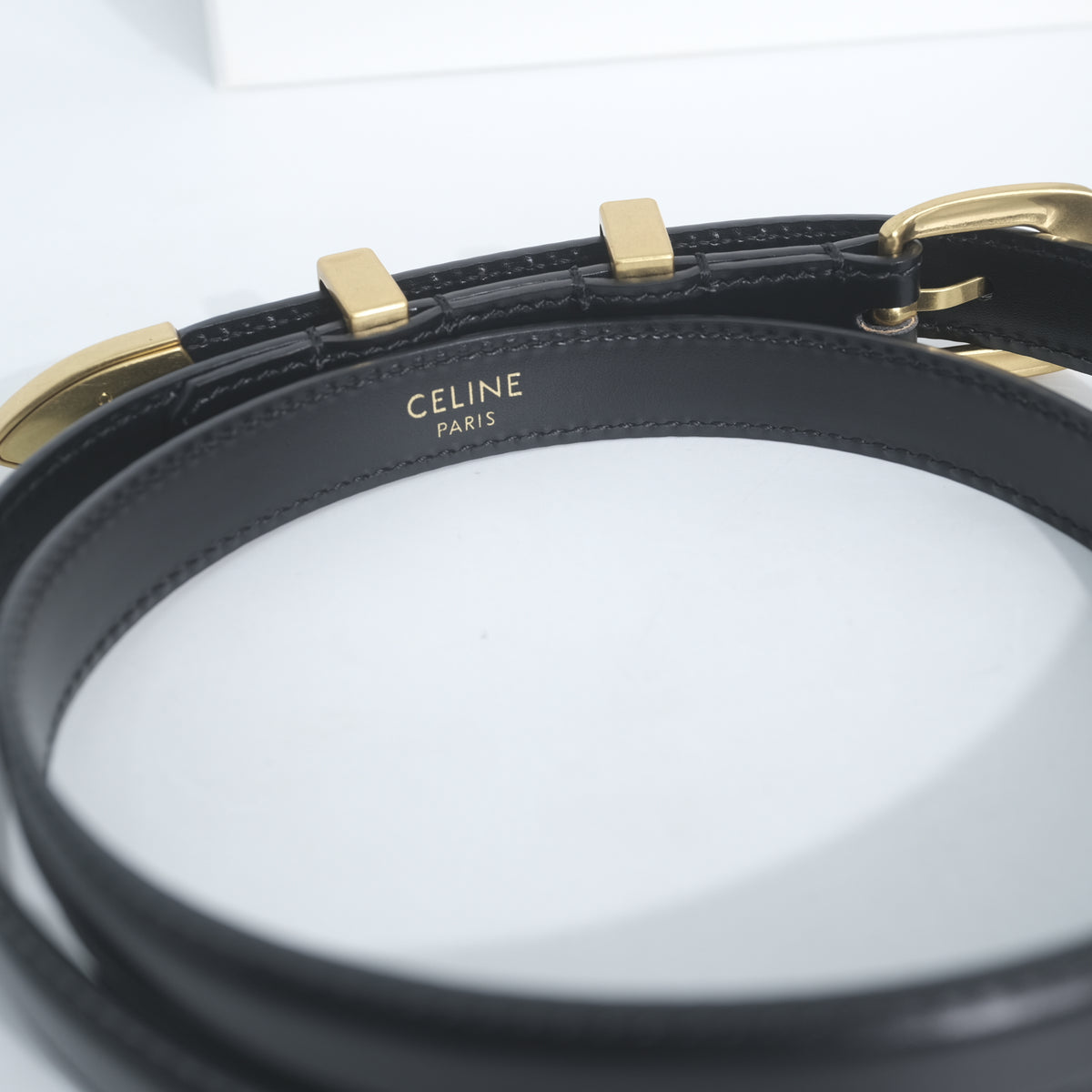 Celine Double Gold Belt