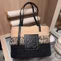 Loewe Raffia Bag (Black)
