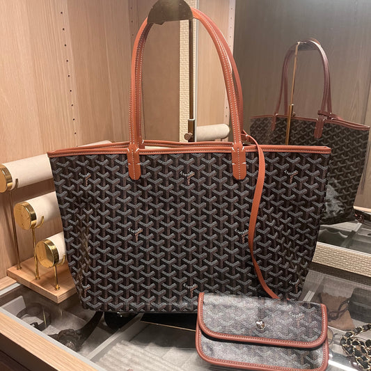 Goyard PM Tote (Brown)