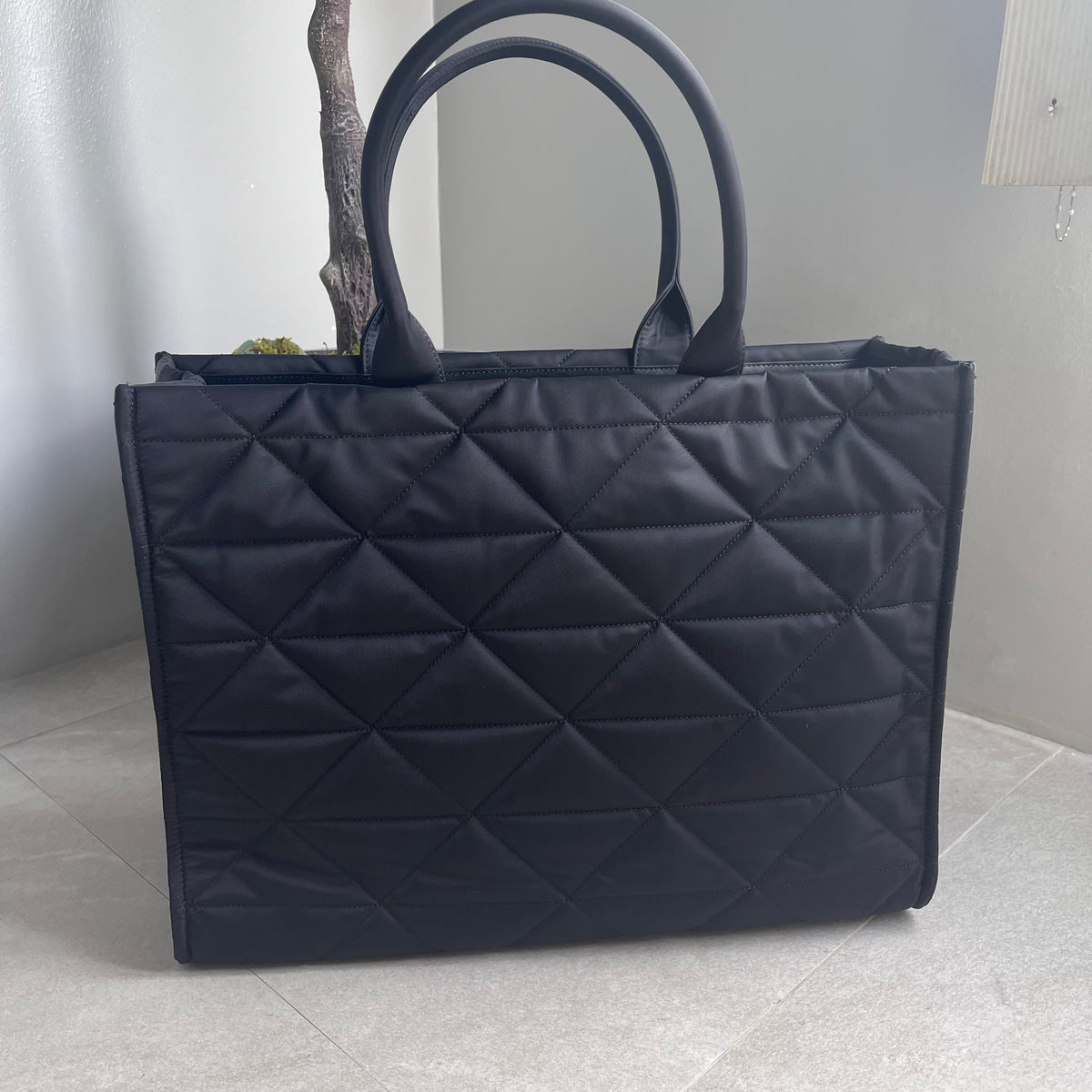 Prada Re-Nylon Quilted Tote