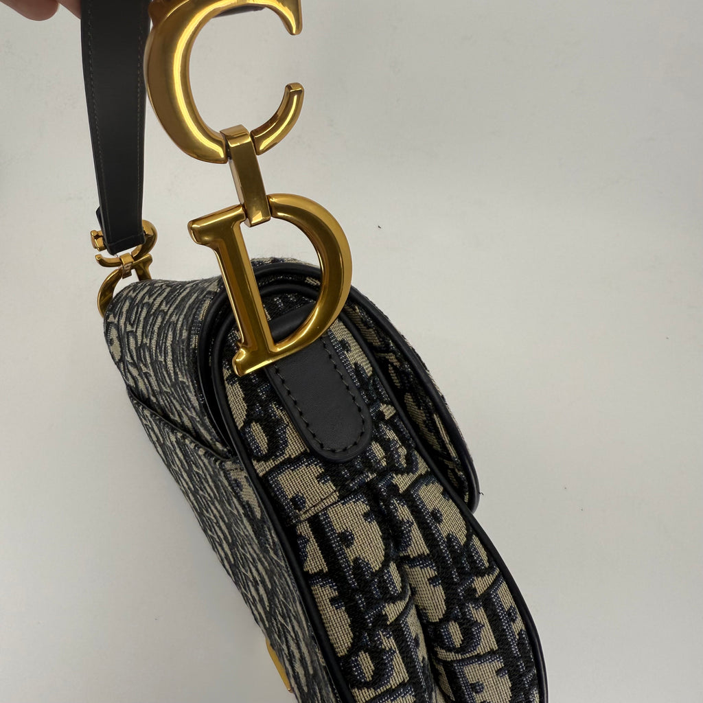 Christian Dior Monogram Saddle Baguette
