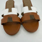 Hermes Oasis White/Brown