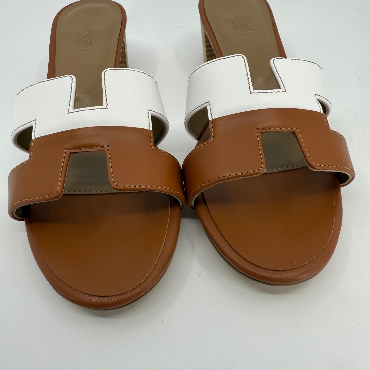 Hermes Oasis White/Brown