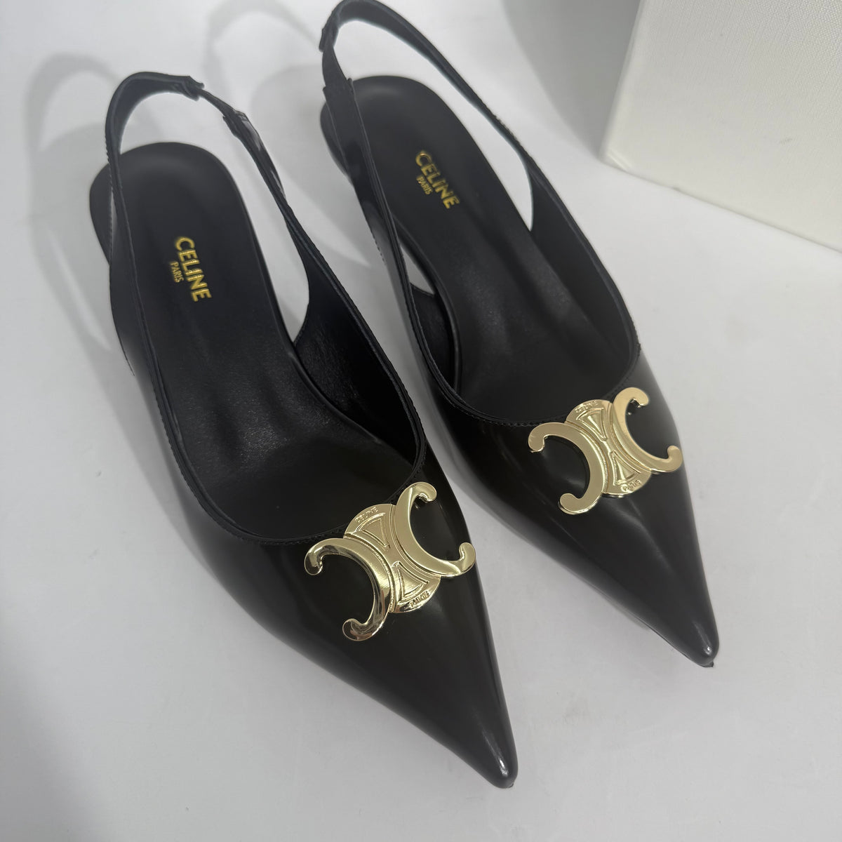 Celine Pointed Slingback Shoes