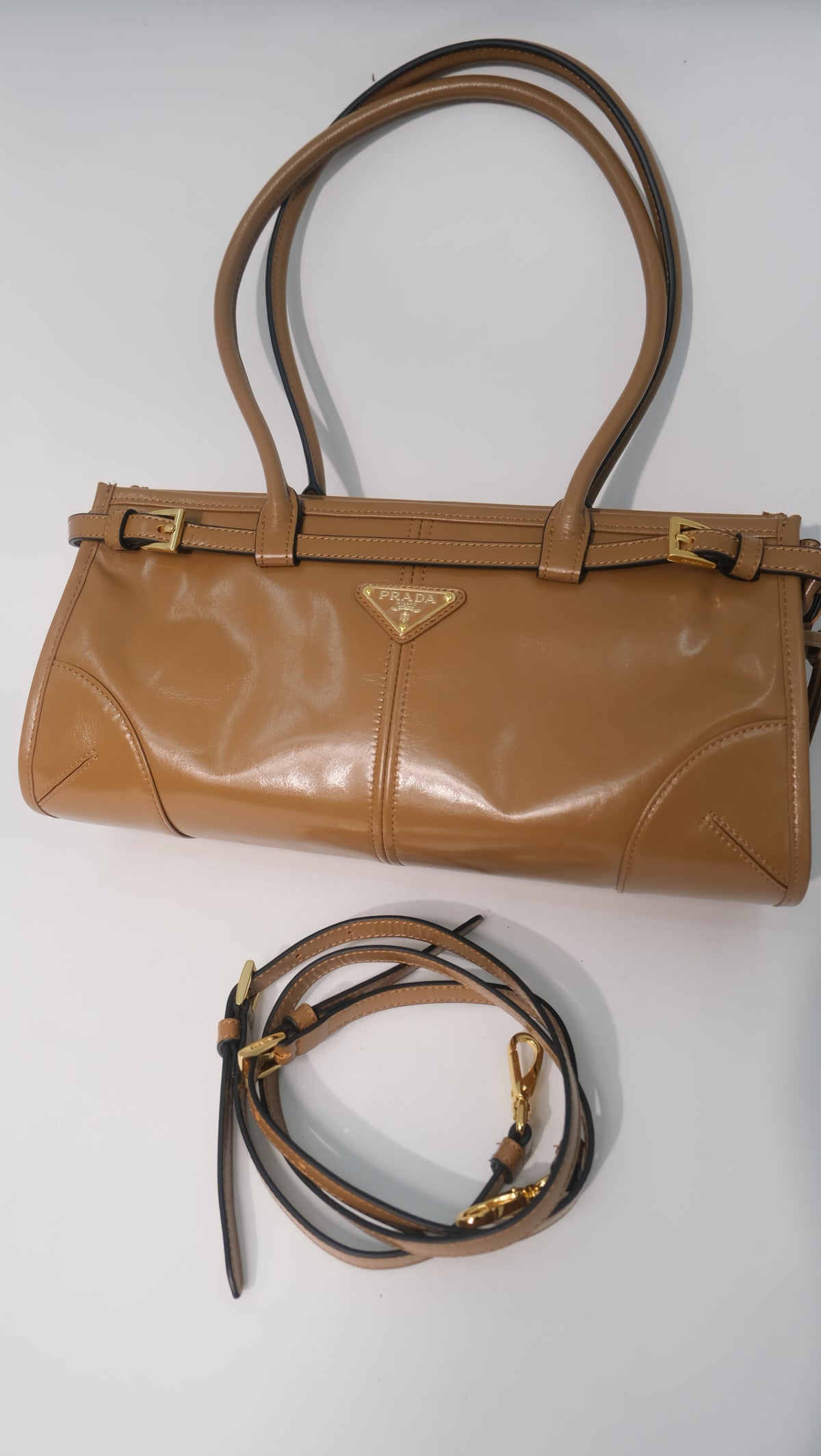 Prada Bonnie Medium Leather Shoulder Bag