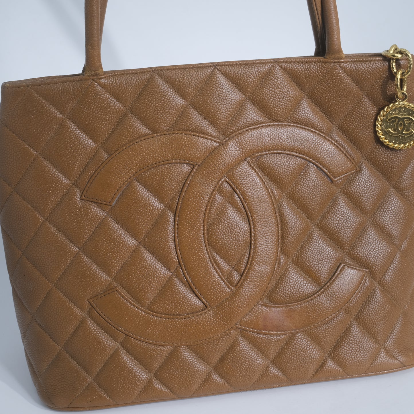 Chanel Medallion Tan Tote