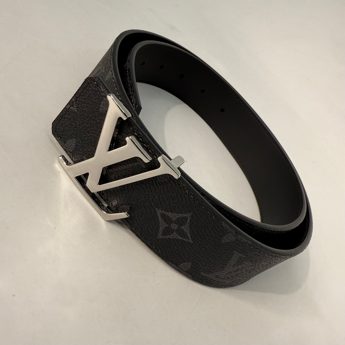 Louis Vuitton LV Initiales Reversible Belt in Monogram Eclipse