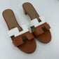 Hermes Oasis White/Brown
