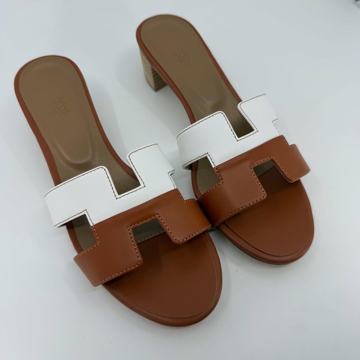 Hermes Oasis White/Brown