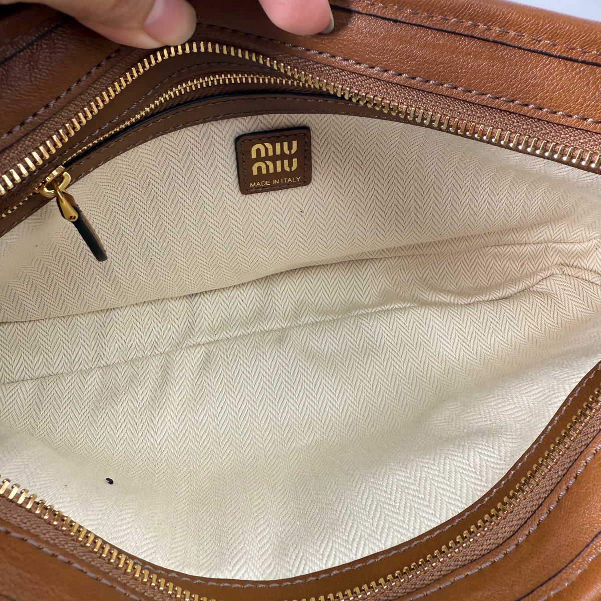 Miu Miu Baguette Bag (Brown)