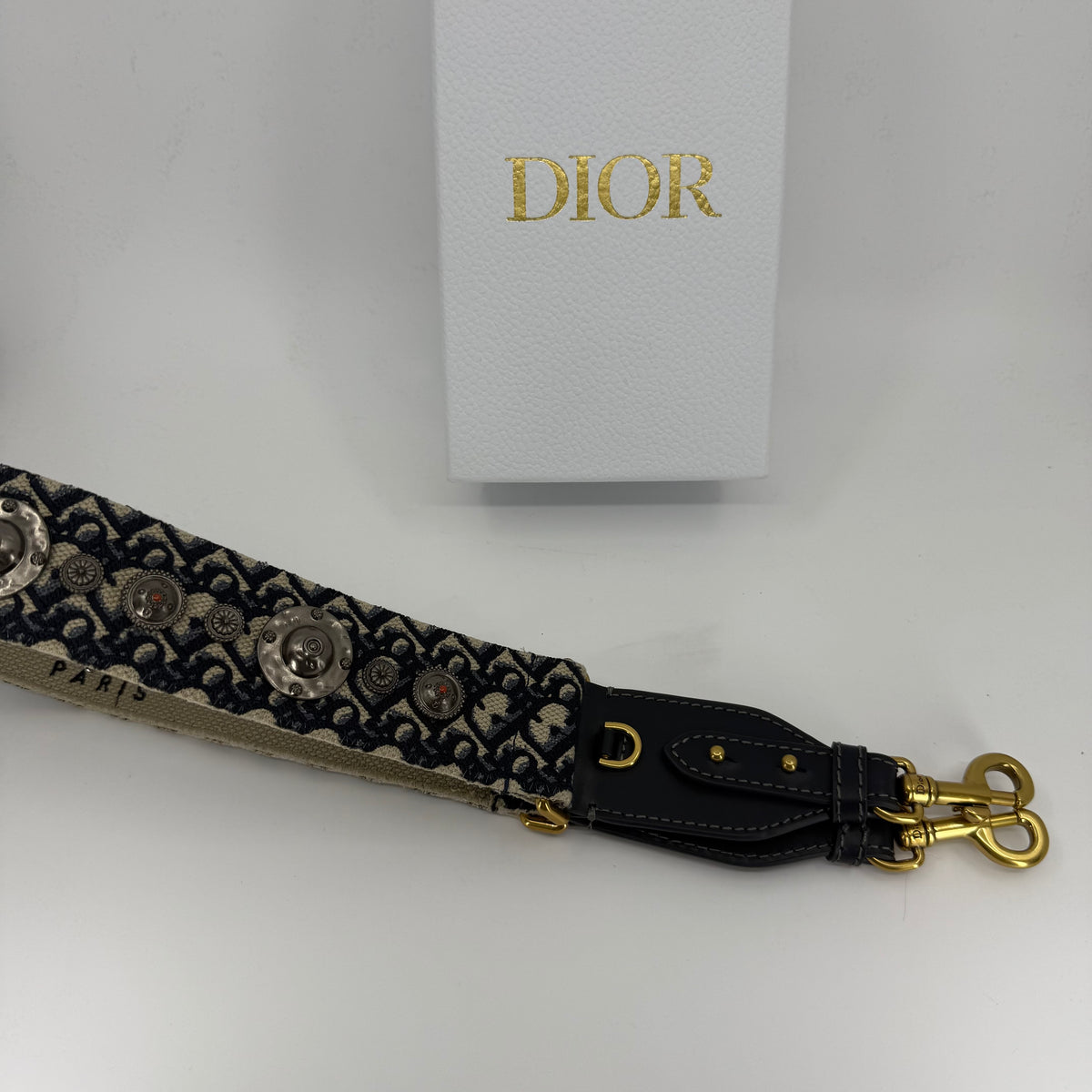 Christian Dior Monogram Saddle Strap