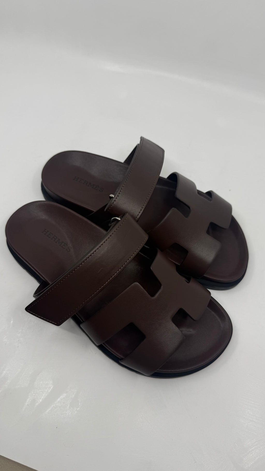 Hermes Chypre Brown Sandals