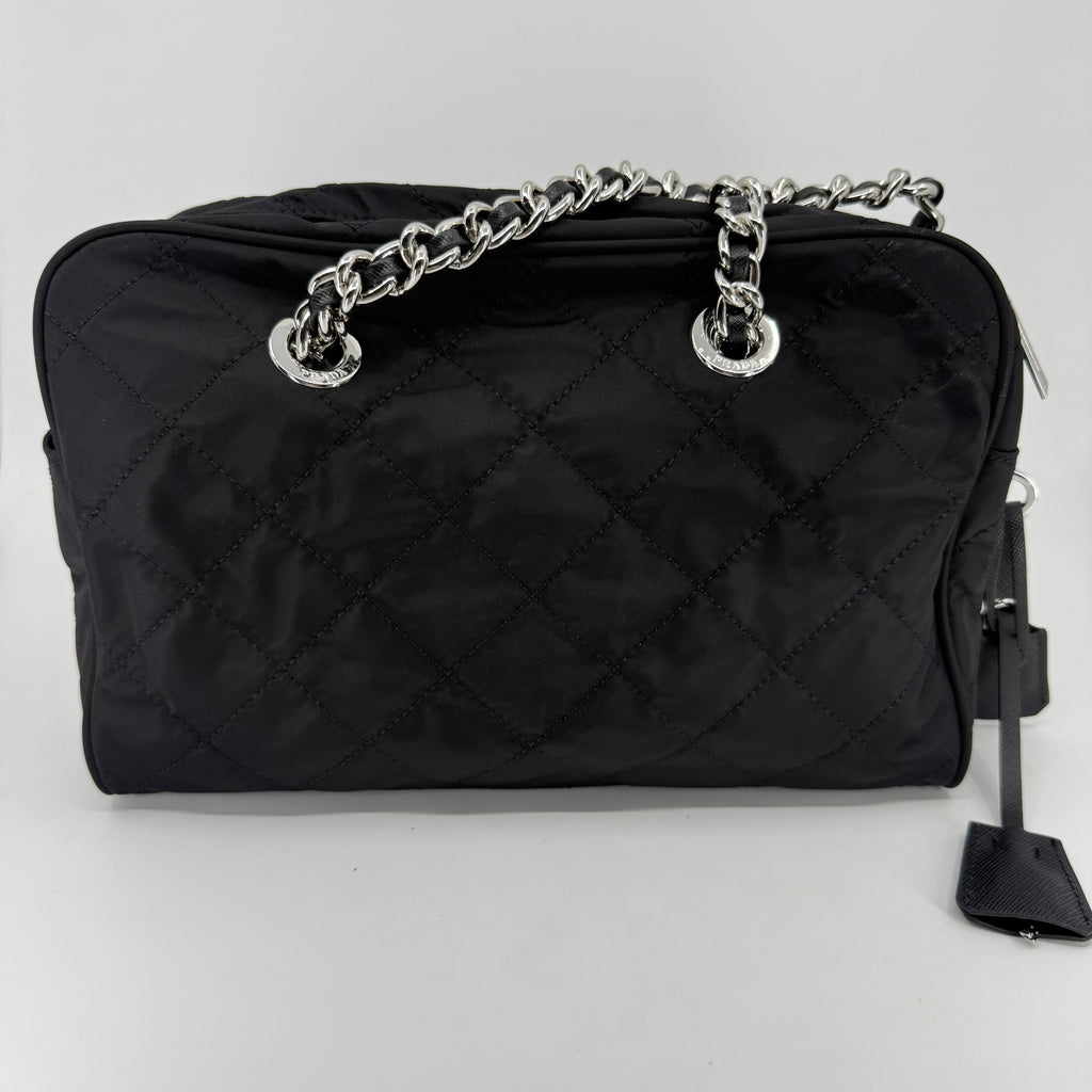 Prada Chain Quilted Tote