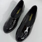 Chanel 25C Black Patent Leather Loafers