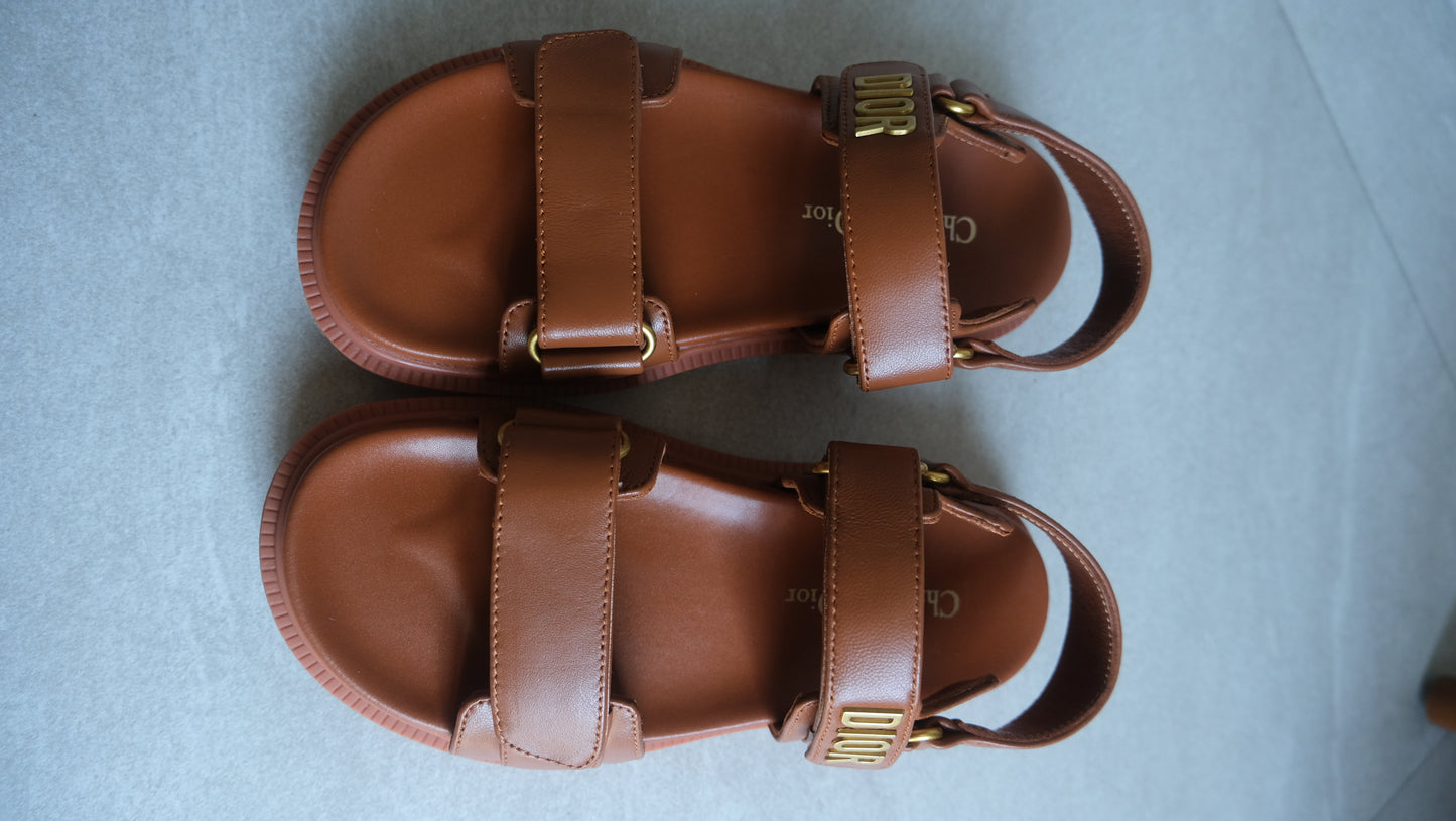 Christian Dior Dad Sandals (Brown)