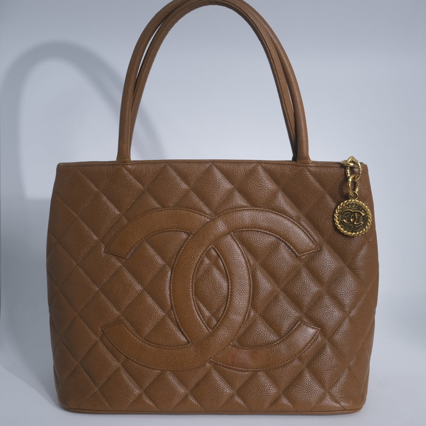 Chanel Medallion Tan Tote