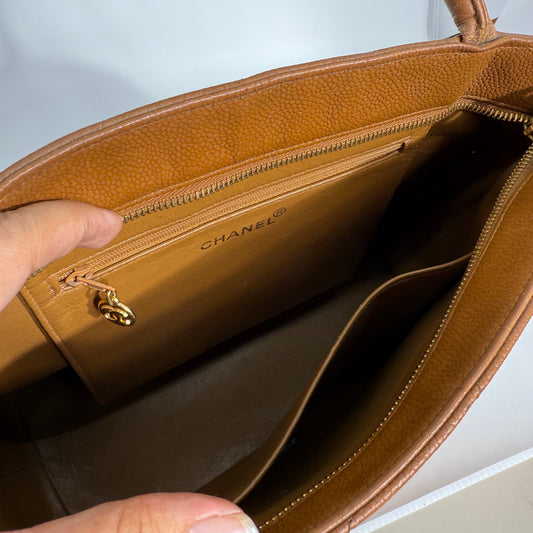 Chanel Medallion Tan Tote