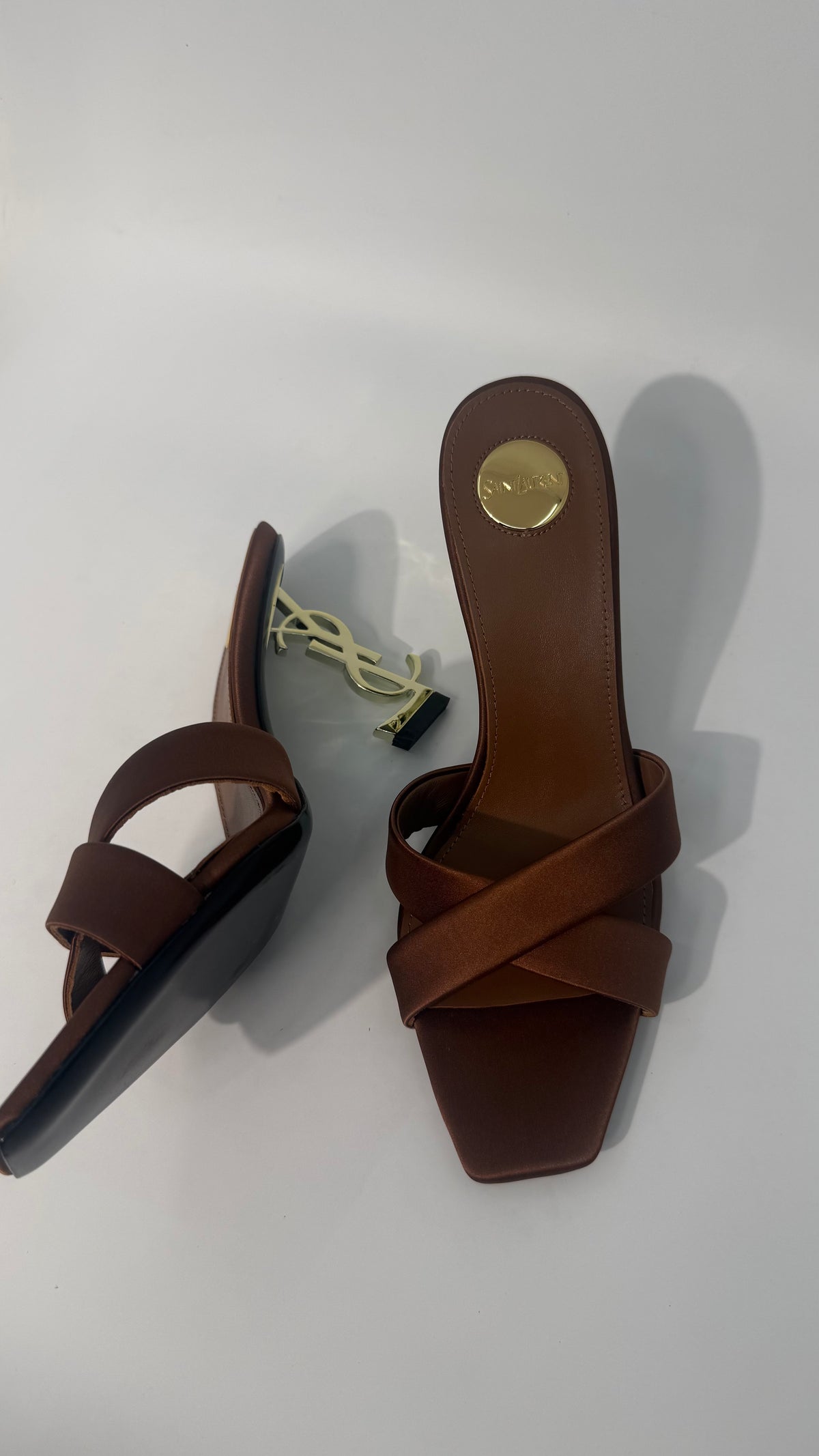 YSL Tribune Satin Pumps
