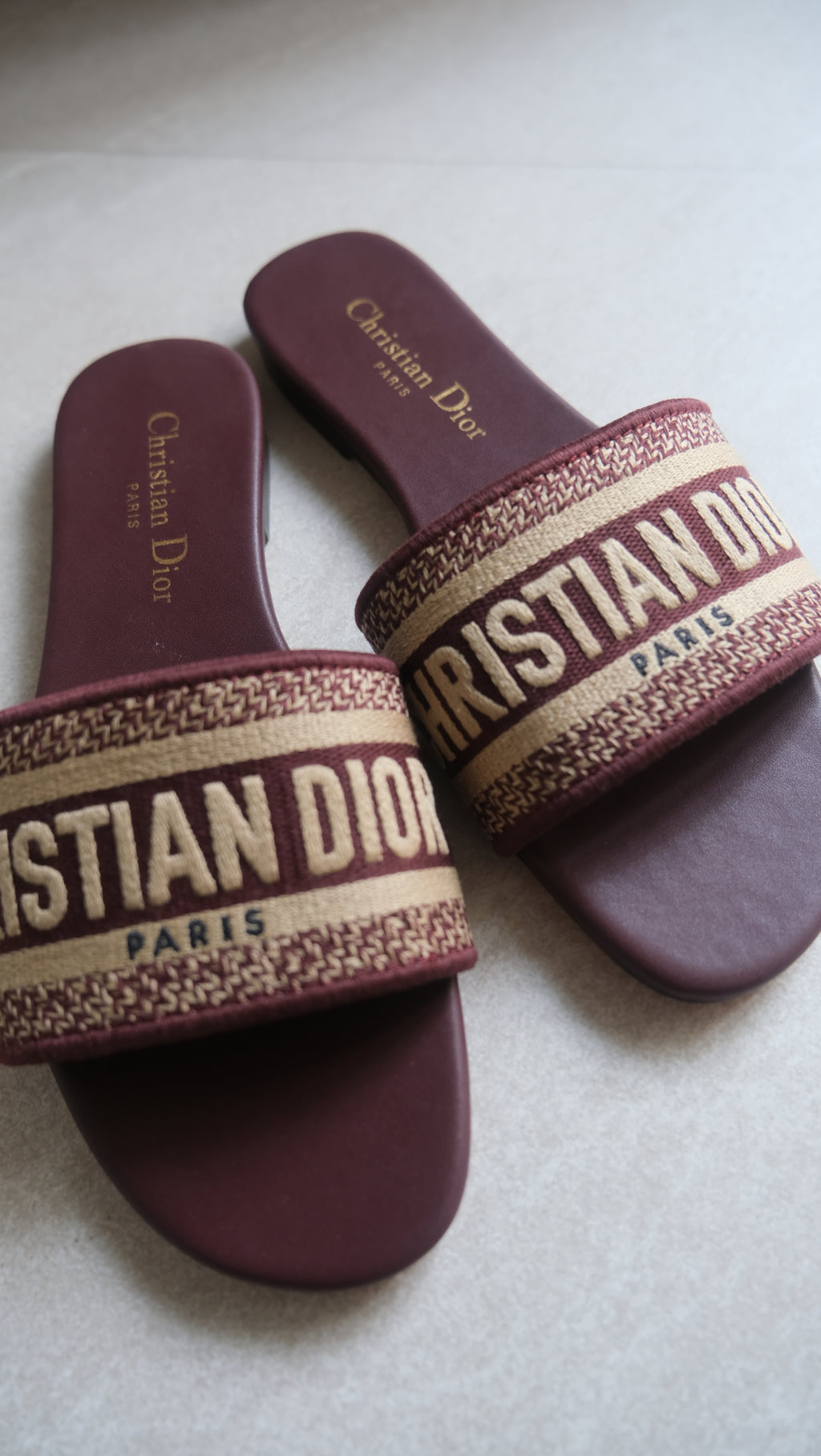 Christian Dior Dway Maroon