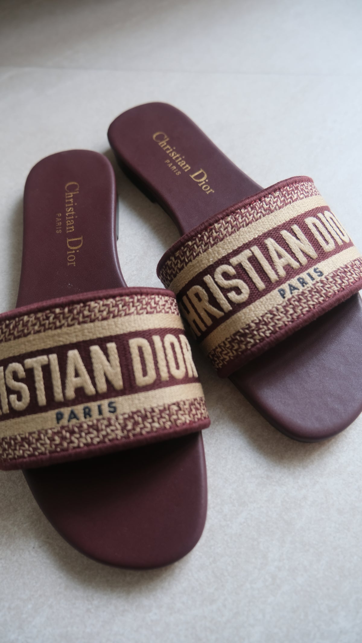 Christian Dior Dway Maroon