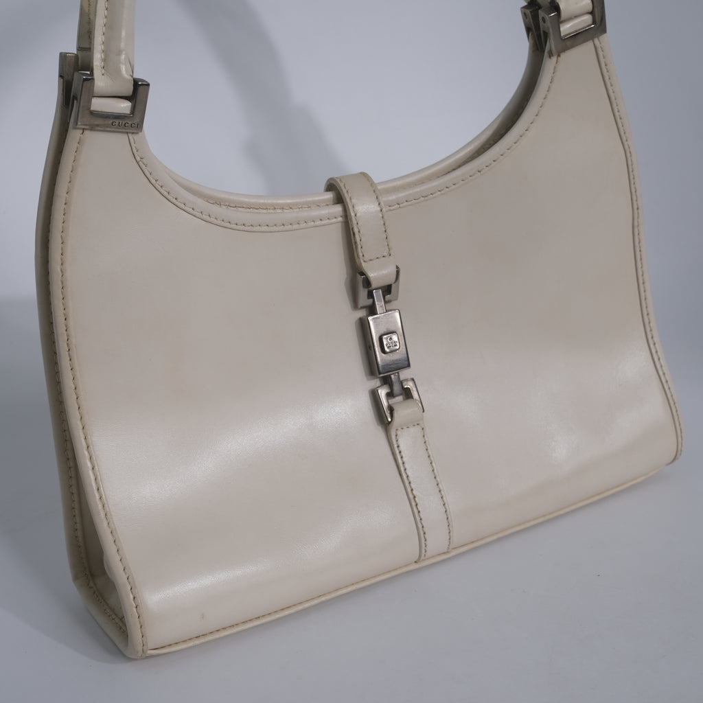 Gucci White Baguette