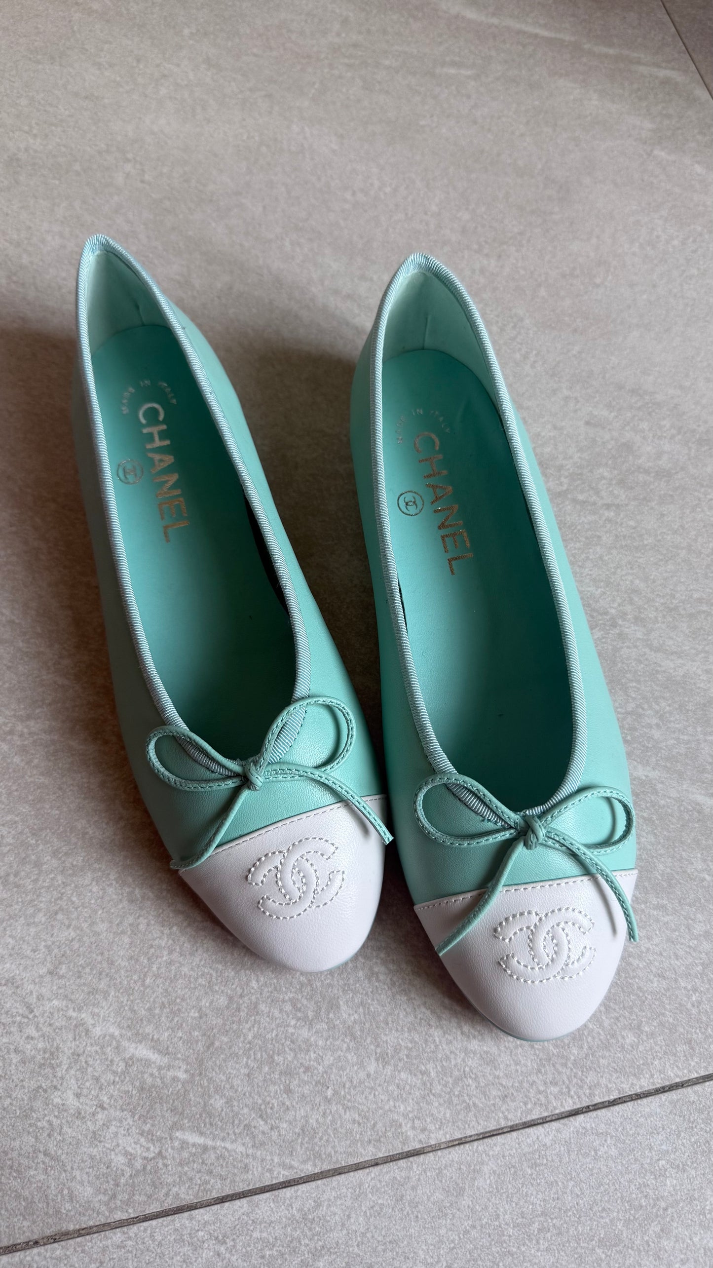 Chanel Ballet Flats Tiffany