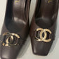Chanel Square Cap Toe Pumps
