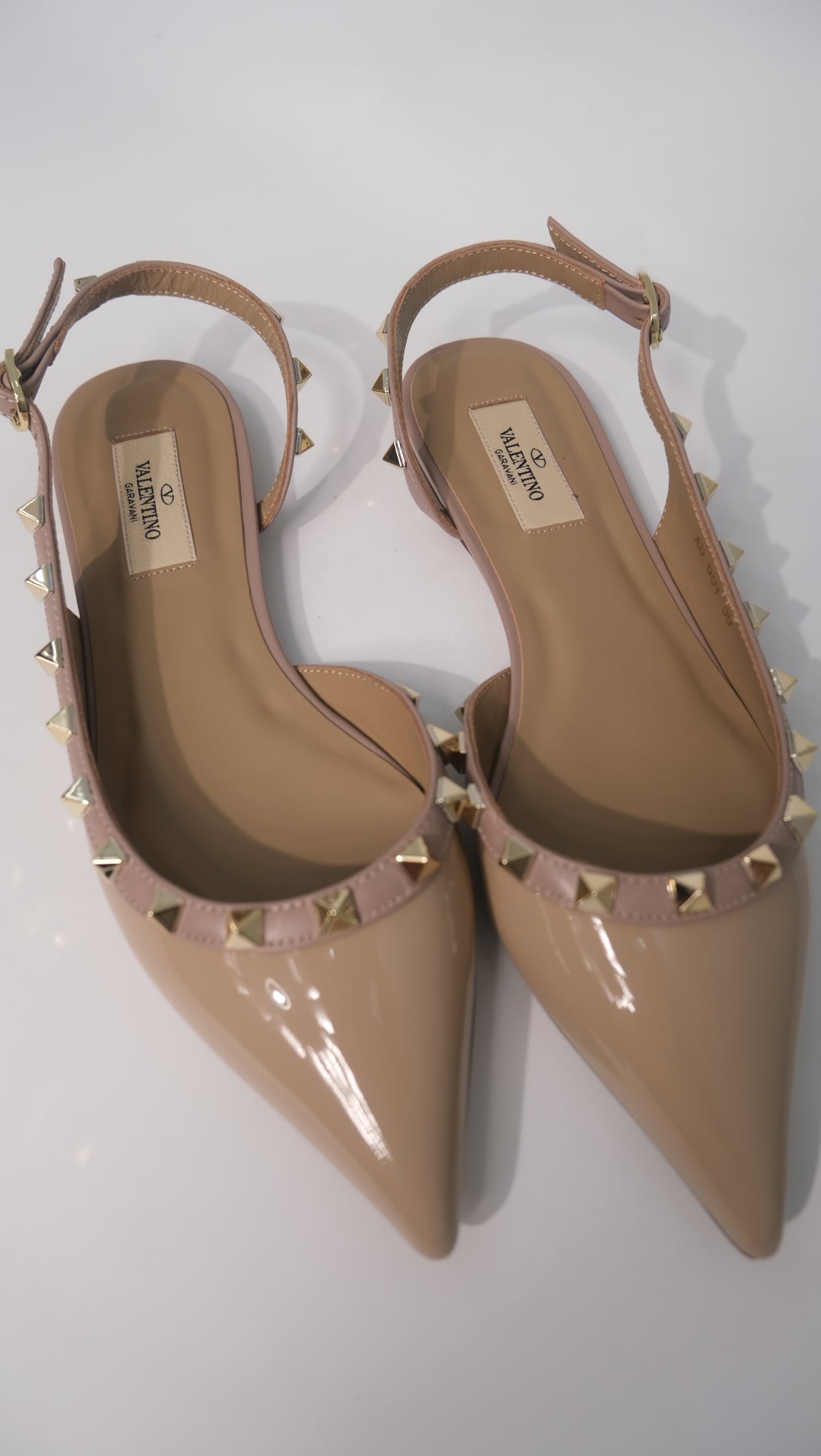 Valentino Garavani Rockstud Slingback Flats