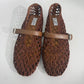 Alaia Net Flats (Brown)