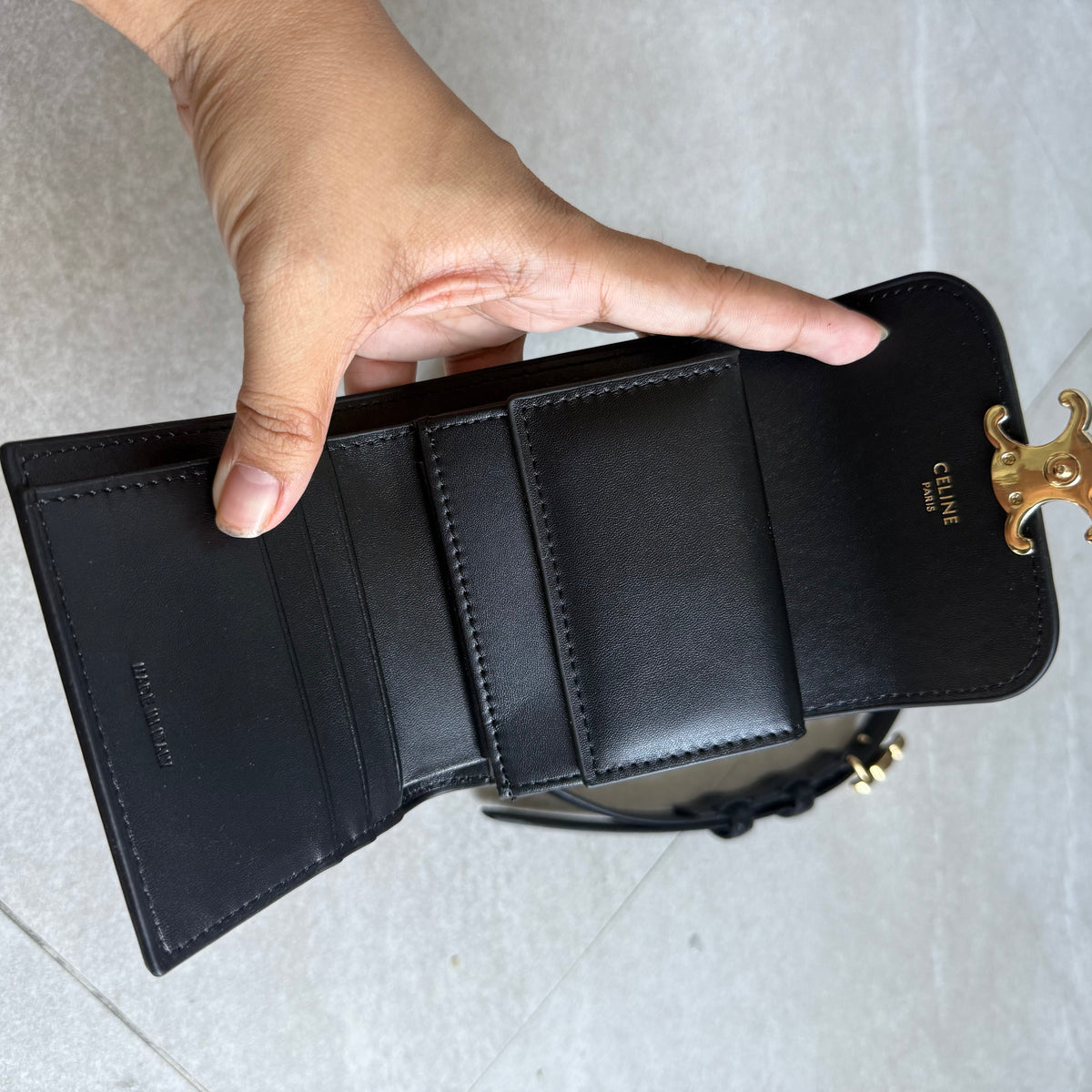 Celine Triomphe Belt (with wallet)