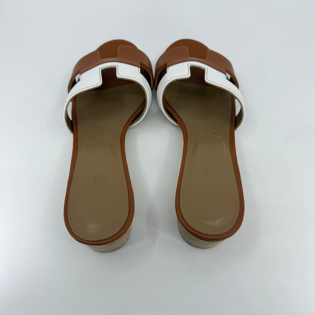Hermes Oasis White/Brown