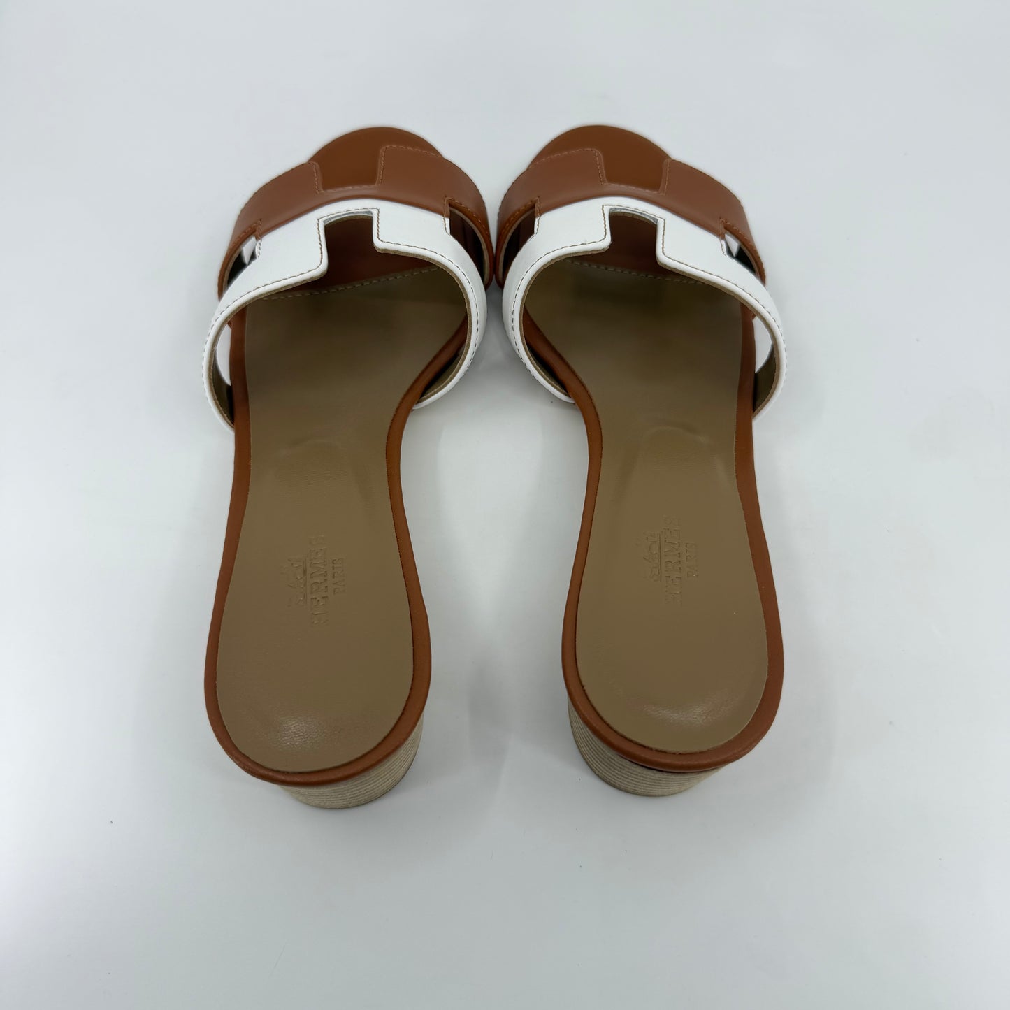 Hermes Oasis White/Brown