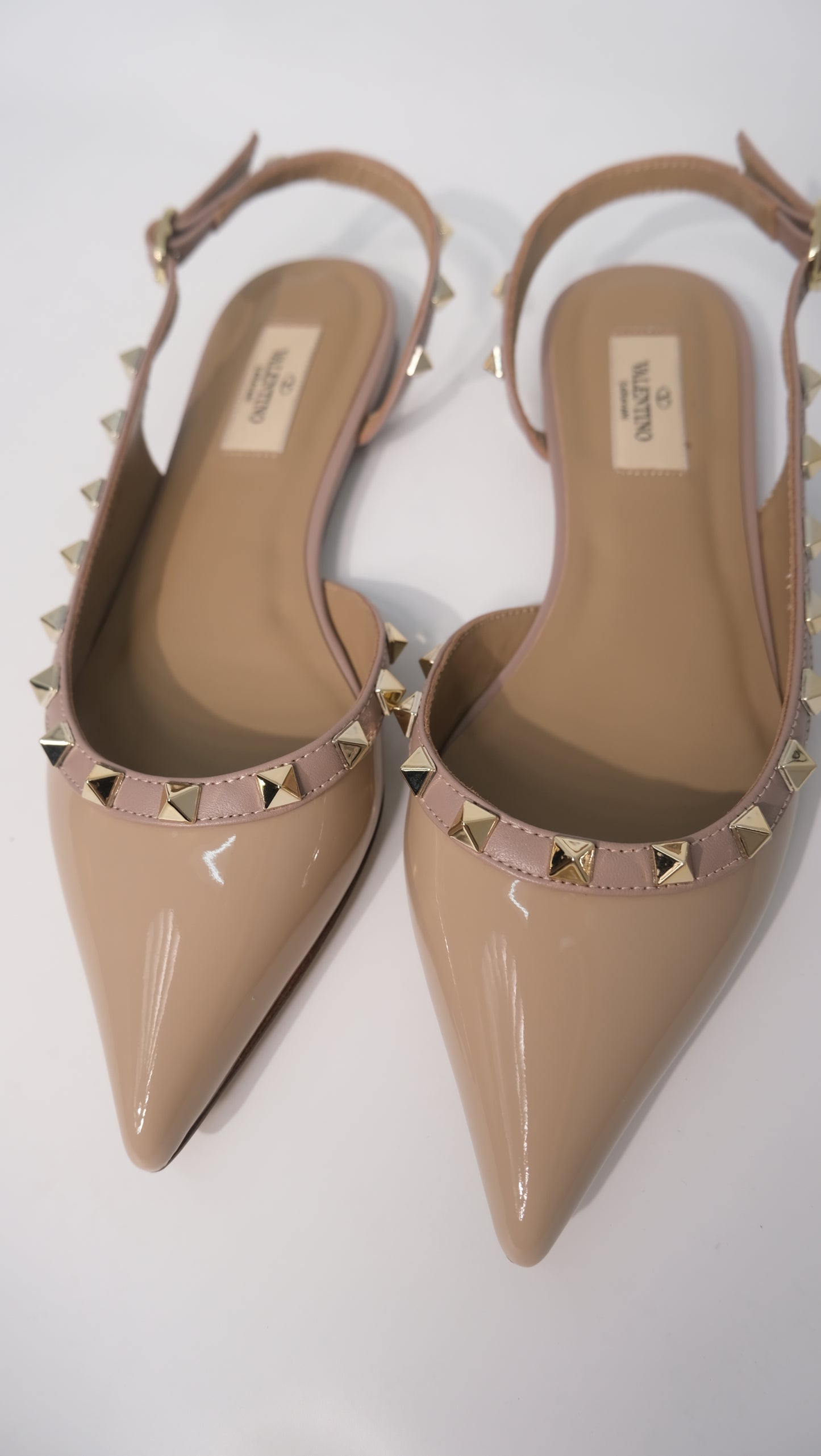 Valentino Garavani Rockstud Slingback Flats