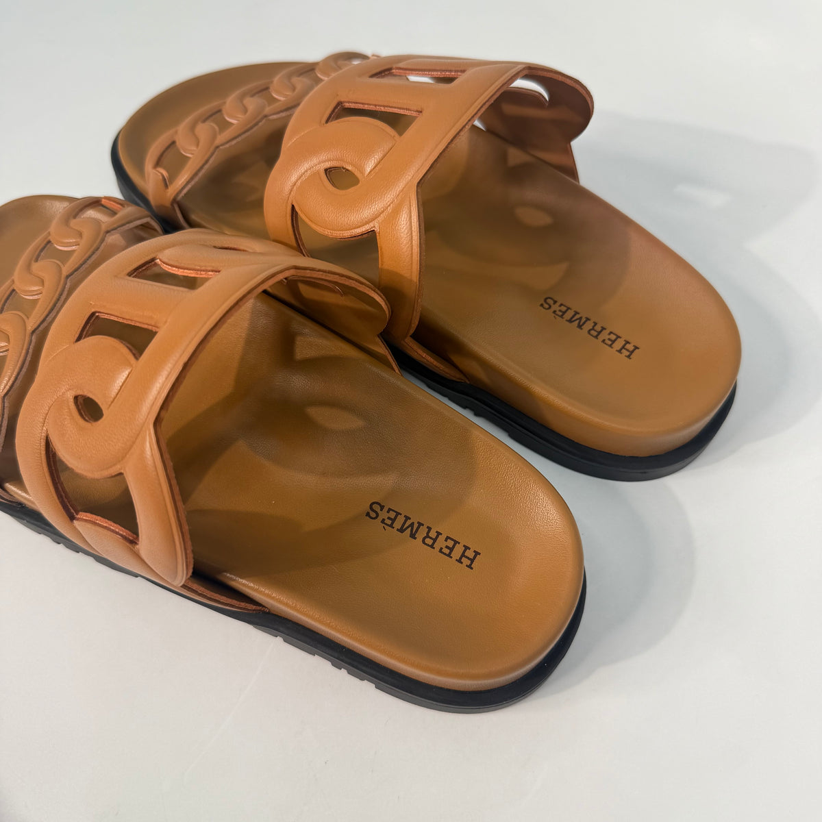 Hermes Extra Sandals Tan