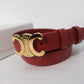 Celine Triomphe Belt (Red)
