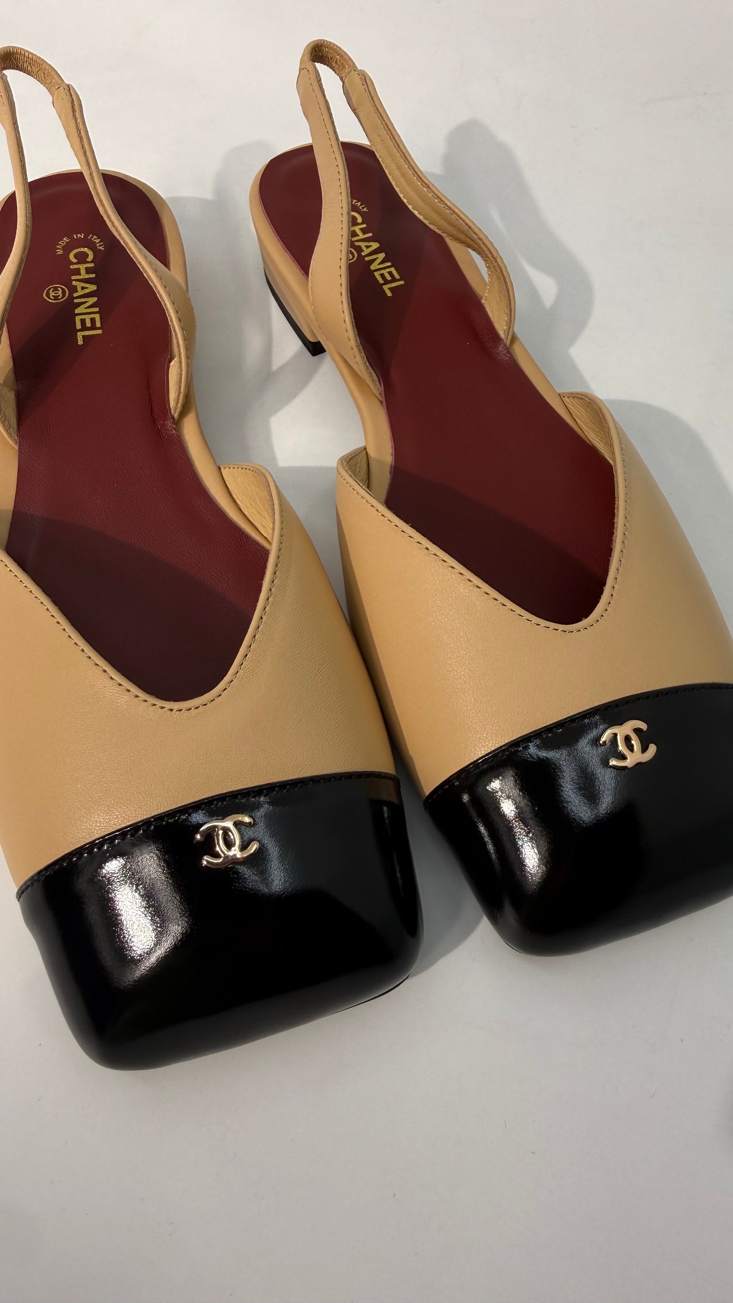 Chanel Square Cap Toe
