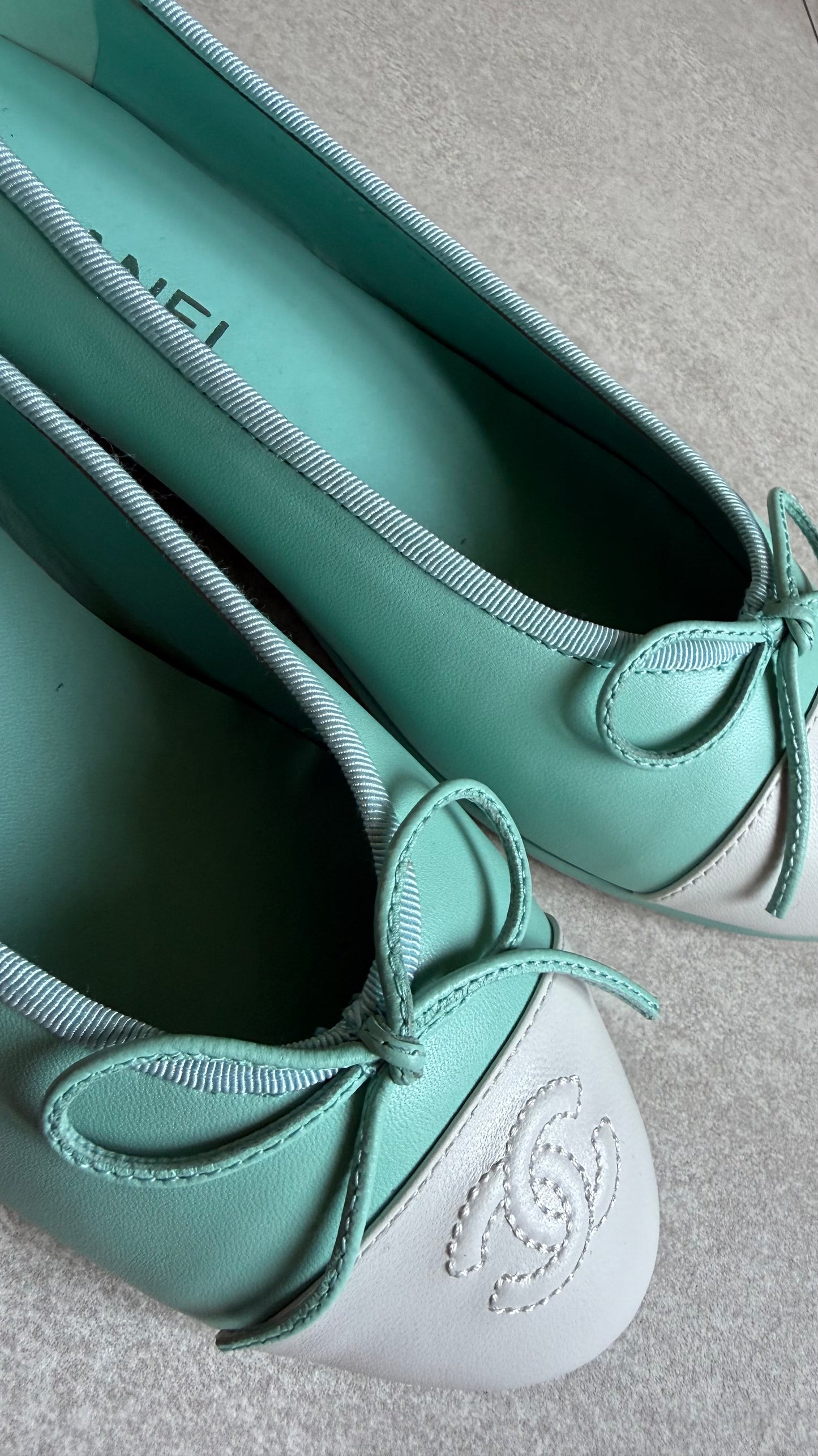 Chanel Ballet Flats Tiffany