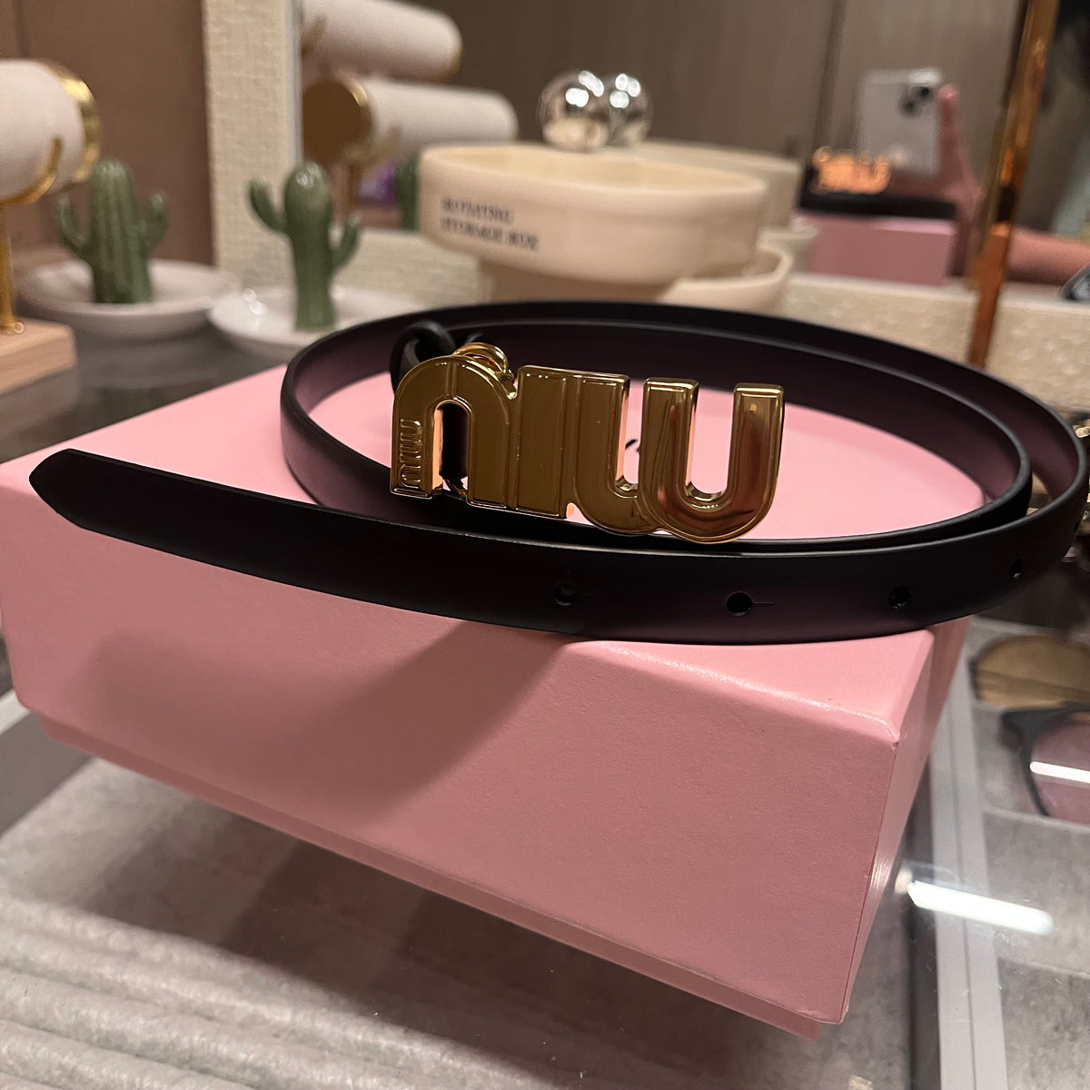 Miu Miu Buckle Belt