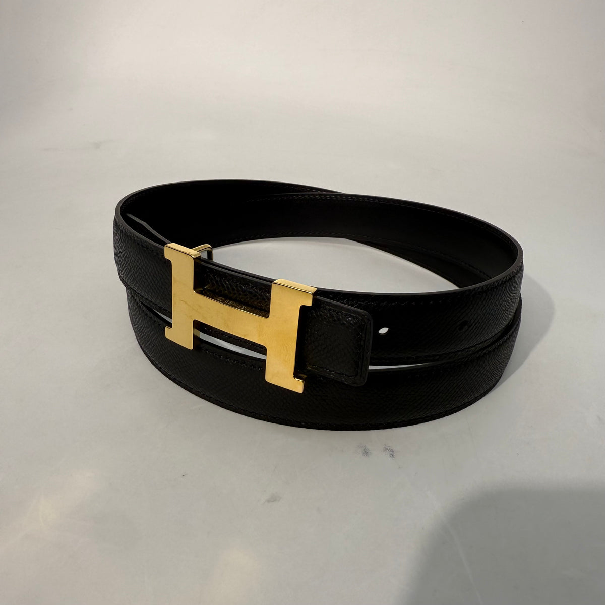 Hermes H Constance Belt (Black)