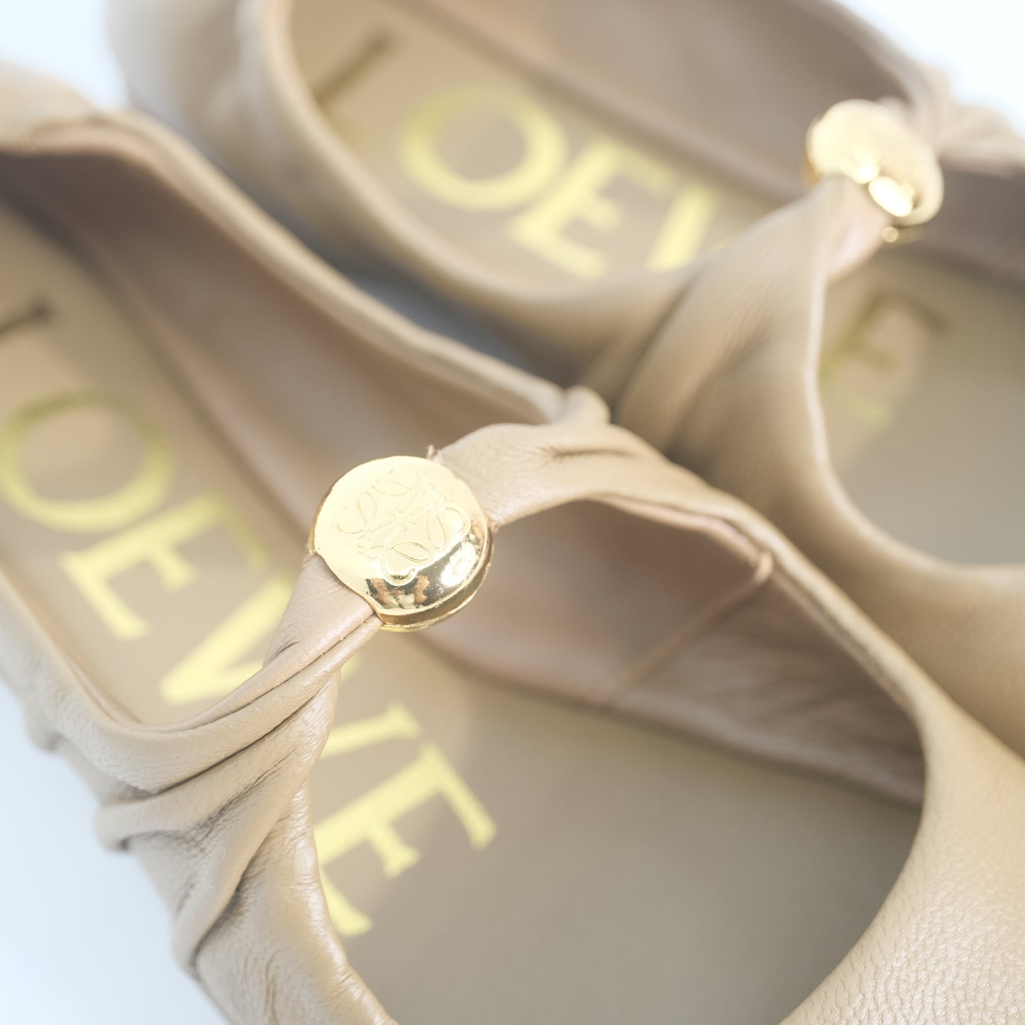 Loewe Nappa Ballet Flats