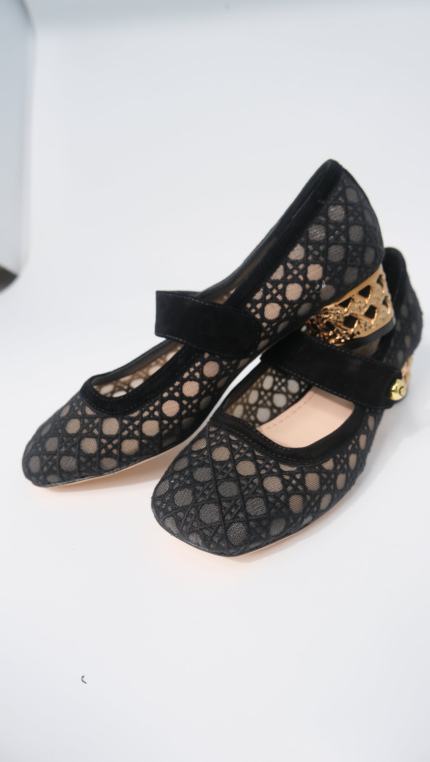 Christian Dior Lace Mary Jane Shoes