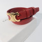 Celine Triomphe Belt (Red)