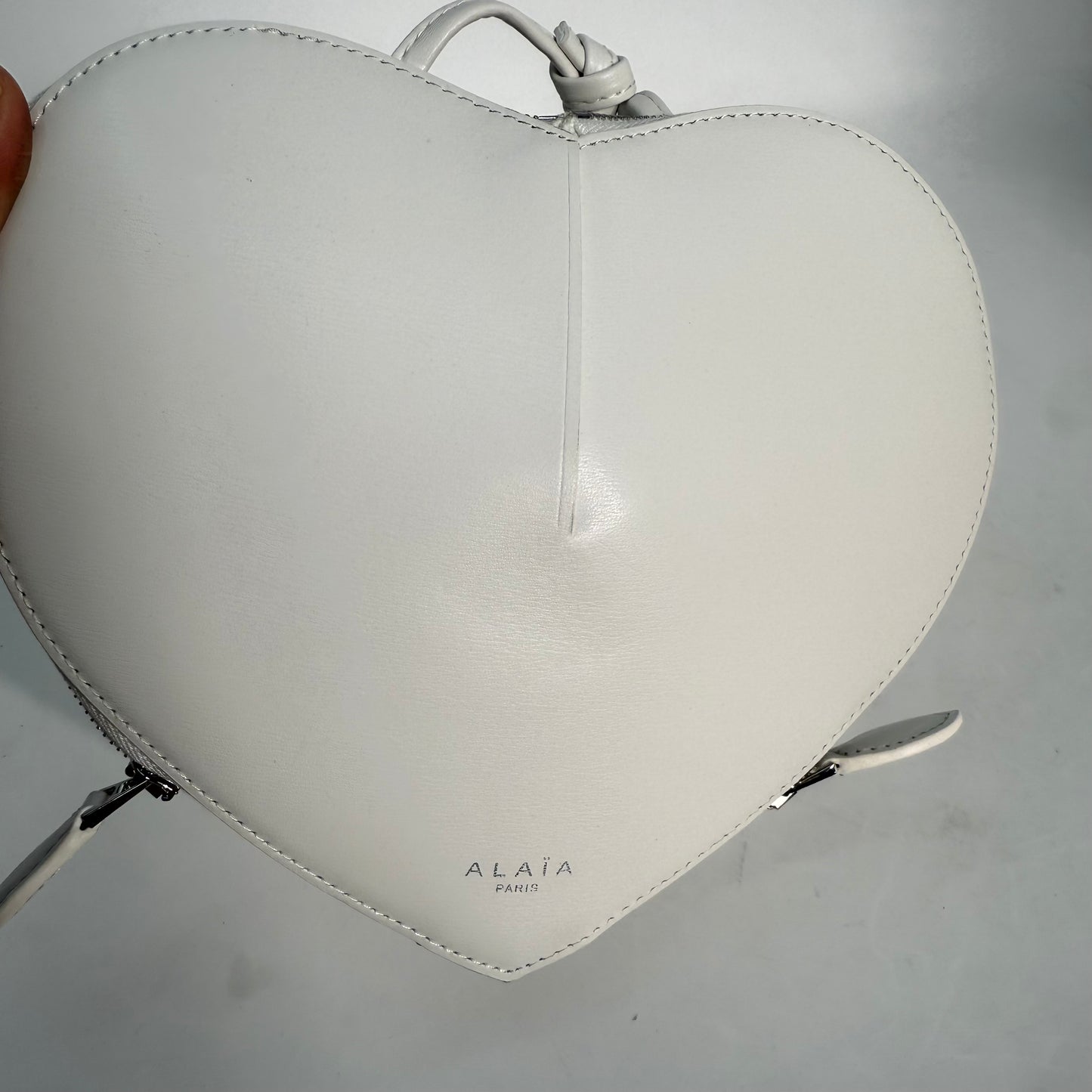 Alaïa Le Cœur Bag White